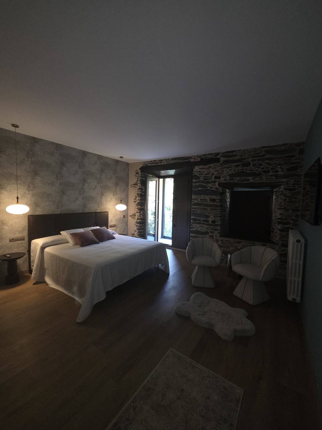 Dormitorio de la Suite La Pala